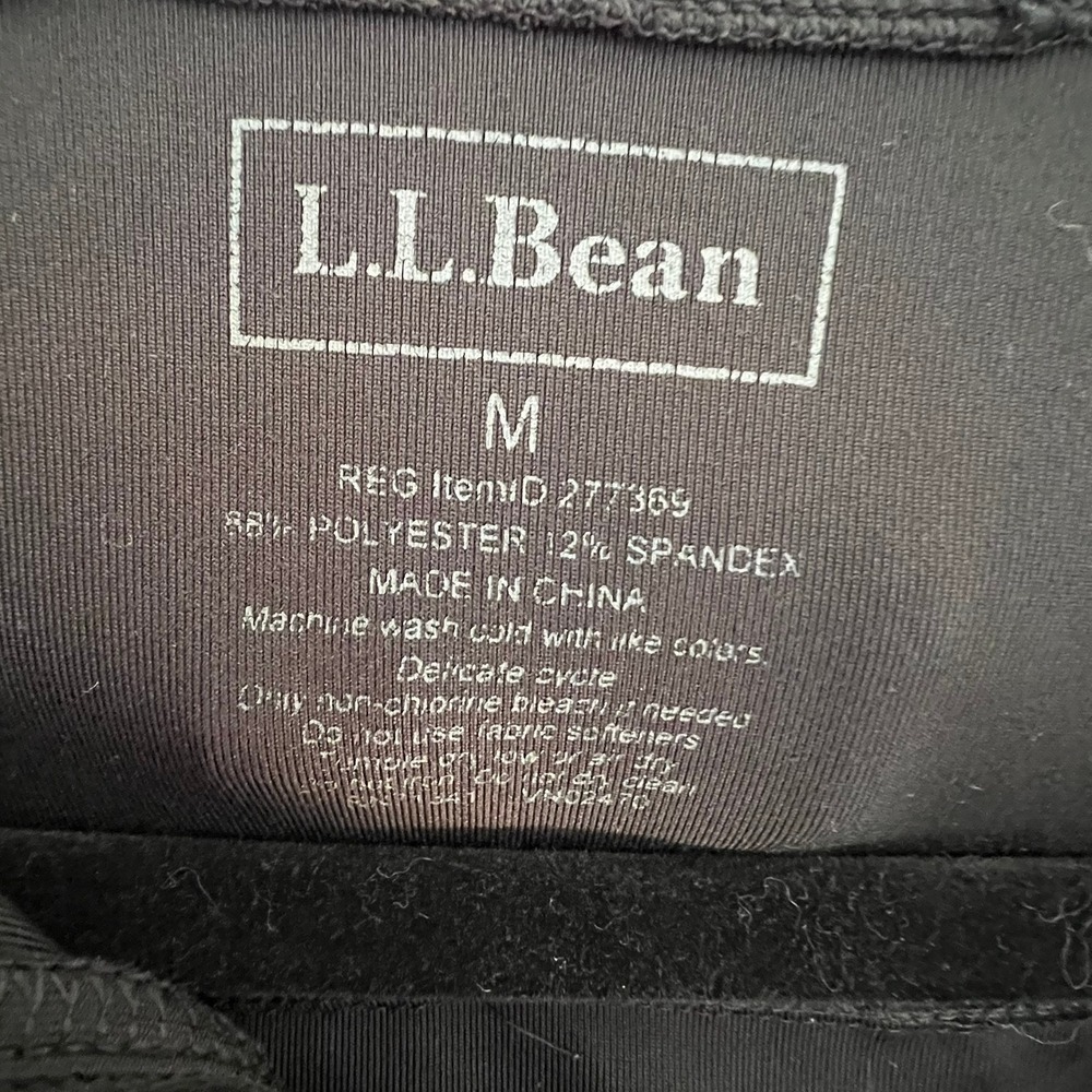 L.L.Bean Women's M Multisport Full-Zip Hoodie Black - Style 277369‎ - Picture 2 of 4
